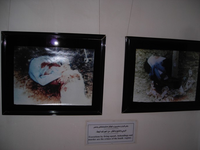A gallery shows pictures of victims