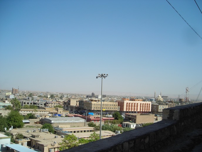 Typical view of Erbil from the middle
